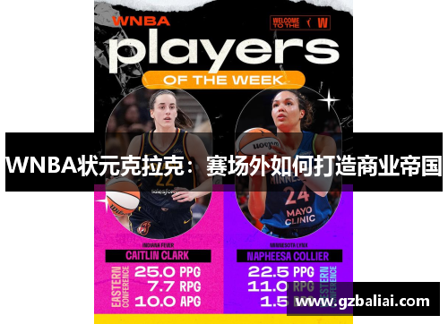 WNBA状元克拉克:赛场外如何打造商业帝国 WNBA状元克拉克:赛场外如何打造商业帝国